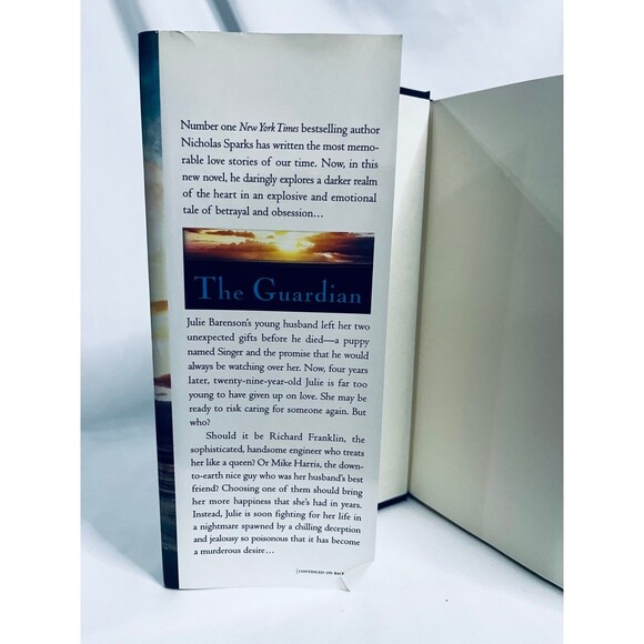 Nicholas Sparks THE GUARDIAN Hardcover - Picture 4 of 6